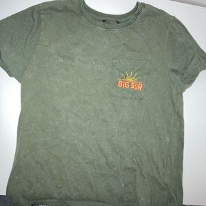 Big Sur green t shirt